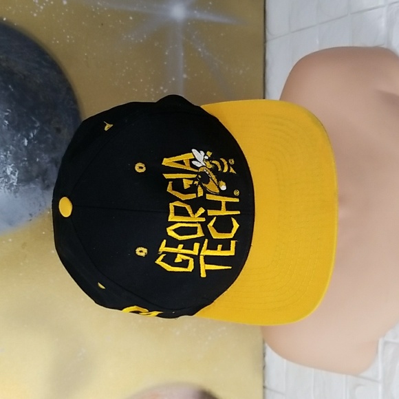 Vintage Georgia Tech Yellow Jackets Snapback Hat - Picture 1 of 8